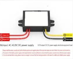 AC to DC power converter transformer step-down module regulator AC24V36V to DC12V 4A large plastic