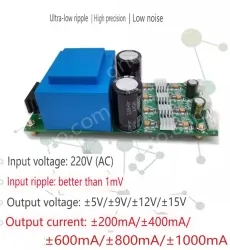 ACDC linear power supply 220V to positive and negative voltage ±12V ±200MA Engineering Edition