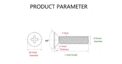 Electronic screws M1.4*2