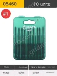 10Pcs single head cross #1 with a total length of 89mm-05460