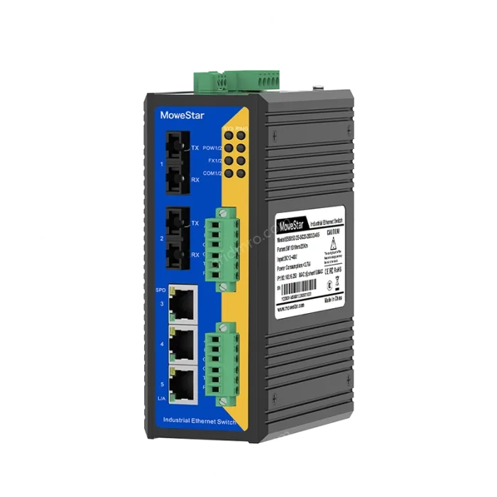 [100 Gigabit 2 Optical 3 Electrical] 2 Serial Port Ring Network Management Industrial Switch