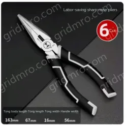 6 inch labor-saving needle-nose pliers 70% labor-saving