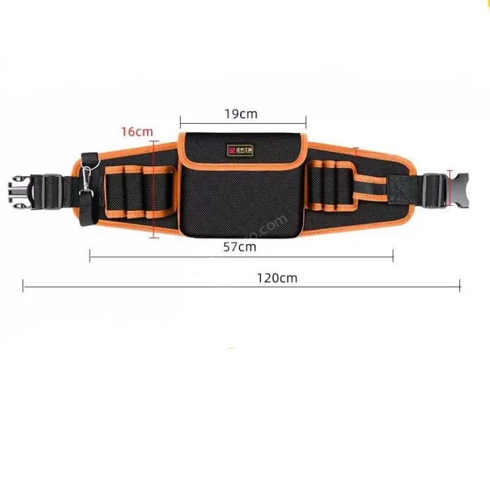 Orange padded tool belt bag Medium bag