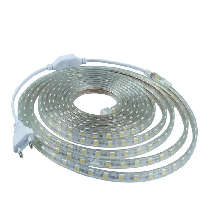 120 beads without wireless double oblique row white + yellow + medium light strip 3 colors