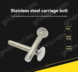 Big head carriage bolt M6*110