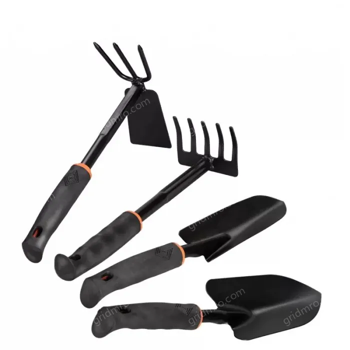 Soil shovel + hole shovel + five-tooth rake + dual-purpose nail rake hoe
