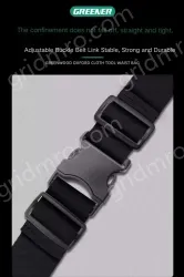 Multi-slip pocket waist bag with lid (thickened wear-resistant belt+shoulder strap)