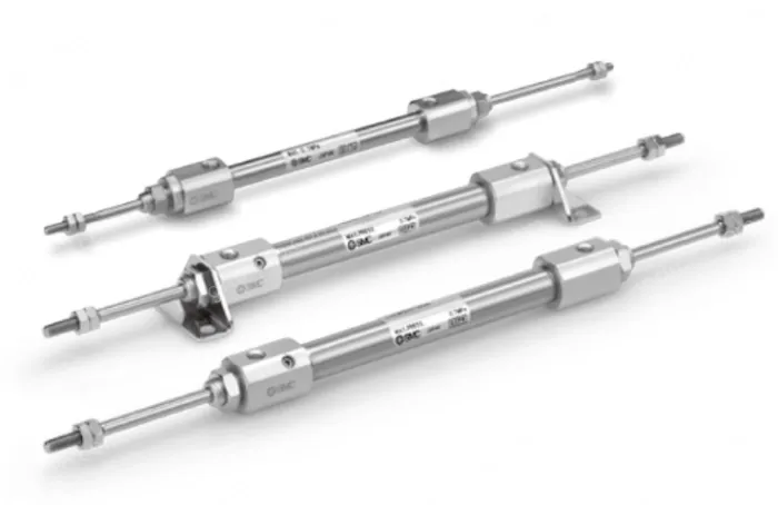 Standard Type Double Acting, Double Rod CJ2W Series ø6, ø10, ø16