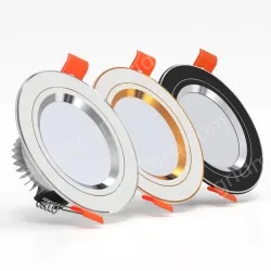 S8 downlight white + double silver 6W