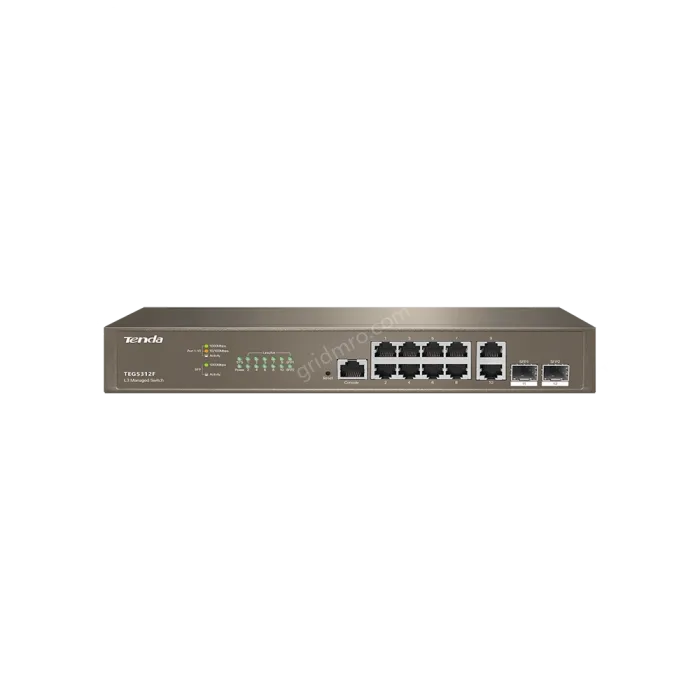 L3 Managed Switch 10 Base-T Ethernet ports,2 SFP ports