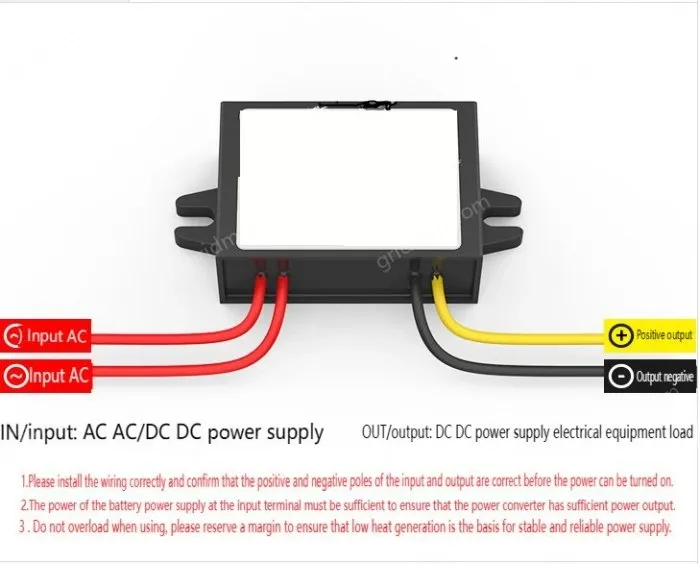 AC to DC power converter transformer step-down module regulator AC24V36V to DC12V 2A small plastic