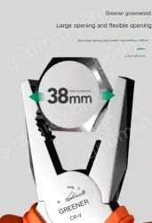 3-piece set of 6 inch pliers