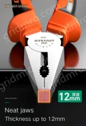 Industrial Grade 6 inch diagonal nose pliers