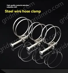Double steel wire hose clamp 201 material 13-16*2 [wire diameter]