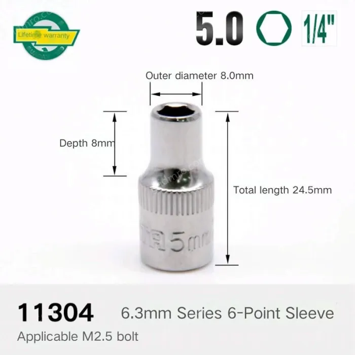 Xiaofei-5.0mm-6.3mm series 1/4-11304