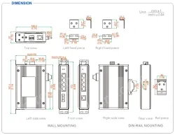 UOTEK 100M 5-Port Managed Ethernet Switch