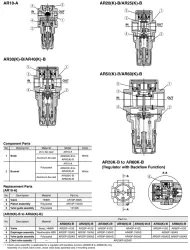 Modular Type Regulator AR40K-F04-B