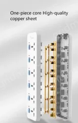 European standard independent switch 5-plug